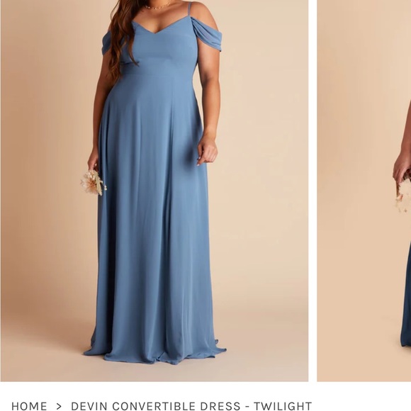 NEW Devin Convertible Dress - Twilight Birdy Grey Size Medium - Picture 7 of 8